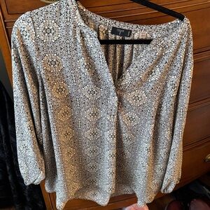 Tahari Patterned Blouse
